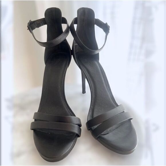 Anthropologie Joie Jena Nappa Leather Heel Sandal Size 39 US size 9 - Picture 3 of 14